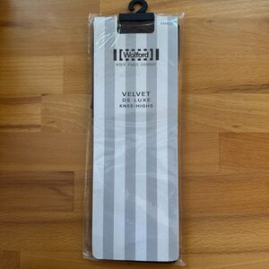 Wolford Velet De Luxe Knee-High Tights in Coca Size S
